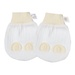 Set bao tay chân KidsPlaza kẻ tăm ND25T (Trắng vàng) - mặt trái