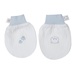 Set bao tay chân KidsPlaza kẻ tăm ND25T (Trắng xanh) - mặt trái