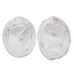 Set bao tay chân KidsPlaza Otis in hoa ND26H (Trắng)  - mặt trái
