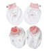 Set bao tay chân KidsPlaza Otis in thỏ ND25T (Hồng) - mặt trước