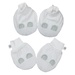 Set bao tay chân KidsPlaza Otis kẻ ô ND26H (Xanh) - mặt trước