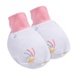 Set bao tay chân Otis bé gái KidsPlaza ND22H Trắng Hồng  - mặt trái