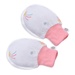 Set bao tay chân Otis bé gái KidsPlaza ND22H Trắng Hồng  - mặt sau