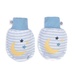 Set bao tay chân Otis kẻ xanh bé trai KidsPlaza ND22H - mặt sau