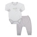 Set body dài KidsPlaza Otis ND25T (Ghi) 0-3M - mặt trước
