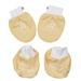Set bao tay chân KidsPlaza Otis ND25H (Vàng) - mặt trước