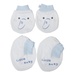 Set bao tay bao chân Kidsplaza HN24T (Trắng xanh) - mặt trước