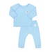 Set đồ sơ sinh combo 6 món bamboo KidsPlaza M21H (Xanh) - mặt trái