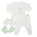 Set đồ sơ sinh KidsPlaza FRESH AIR ND24H (Xanh cốm) - mặt sau