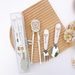 Set đũa kèm thìa dĩa cho bé Honper hình gấu HP-128 - mặt trước