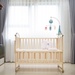 Set giường cũi KidsPlaza Natural Compact - góc nghiêng