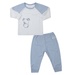 Set quà tặng sơ sinh 2 bộ KidsPlaza Otis ND25H (Xanh) - mặt trái
