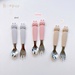 Set thìa dĩa inox cho bé Honper hình thỏ/mèo HP237-8 (Mẫu ngẫu nhiên) - mặt sau