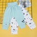 Set 2 quần cạp cao cho bé Mamago NĐ19 (Xanh) - mặt trước
