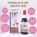 Siro Vitamin D3 K2 MK7 Healthy Care 25ml - mặt trái