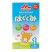 Sản phẩm dinh dưỡng công thức Morinaga Hagukumi số 1 130g dạng thanh (cho trẻ từ 0-6 tháng tuổi) - mặt trái
