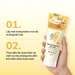 Sữa dưỡng da cho bé mật ong & rau má Bzu Bzu 200ml - mặt sau