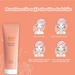 Sữa rửa mặt Ayami Cosmetics Facial Wash dưỡng trắng mờ nám cho da nhạy cảm (120g) - mặt phải