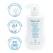 Sữa tắm dưỡng ẩm cho bé Babycoccole chiết xuất hoa sen 250ml 0M+ - mặt trái