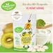 Sữa chua khô Kiwigarden vị kiwi vàng 20g - mặt trước