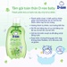 Tắm gội cho bé Dnee xanh lá 380mlmặt trái