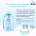 Sữa tắm gội cho bé Dnee xanh dương 380mlmặt phải