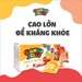 Thạch trái cây Canxi Jelly 3 vị 15 gói - góc nghiêng