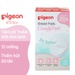 Thấm sữa Nha Đam Pigeon 12 miếng - mặt trái