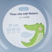 Thau rửa mặt cho bé Notoro 27cm (Màu ngẫu nhiên) - mặt sau