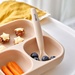 Set 2 thìa ăn dặm silicone Moyuum Premium (Be ghi) - mặt phải