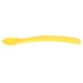 Thìa ăn dặm Silicone Nounours Hàn Quốc (Yellow) - mặt sau