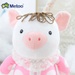 Thú bông đáng yêu Metoo Plush Pig 1482-1 - góc nghiêng