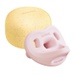 Ti ngậm silicone Moyuum kèm hộp Stage 1 (Hồng) cho bé 1-3M - mặt trước
