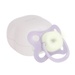 Ty ngậm silicone Moyuum Soft-Wing Stage 1 (Tím - Violet) cho bé 1-3M - mặt trước