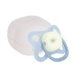 Ty ngậm silicone Moyuum Soft-Wing Stage 3 (Xanh dương) cho bé 6M+ - mặt trước