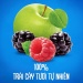 Trái cây nghiền vị táo, mâm xôi đen và mâm xôi đỏ Agusha 90g - mặt trái