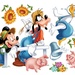 Tranh dán tường Hàn Quốc hình chú Mickey & chú vịt Donald DS58373 - mặt trước