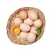 Trứng Gà ta quê giỏ mây Ba Vì - Organica - mặt phải