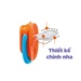 Ty ngậm Siêu sạch chống hằn Combi NEO chấm bi size S 116200 - góc nghiêng