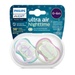 Ty ngậm silicon thông khí dạ quang Philips Avent đôi SCF376/19 (0-6M) Hồng Xanh - mặt phải