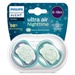 Ty ngậm silicon thông khí dạ quang Philips Avent đôi SCF376/13 (6-18M) - mặt phải