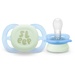 Ty ngậm silicon thông khí dạ quang Philips Avent đơn SCF076/06 (0-6M) - mặt trước