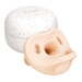 Ty ngậm silicone Moyuum kèm hộp Stage 2 (Hồng) cho bé 3-6M - mặt trước
