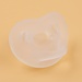 Ty ngậm silicone Moyuum kèm hộp Stage 2 (Trong suốt) - mặt sau