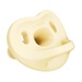 Ty ngậm silicone Moyuum kèm hộp Stage 2 (Vàng) cho bé 3-6M - mặt trái