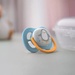 Ty ngậm thông khí lime Philips Avent 0-6M SCF080/05 vỉ đôi (Xanh, Vàng) - mặt sau
