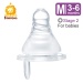 Ty thay Silicone cổ thường Simba dòng chảy tròn size M P6306 - mặt trước