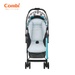 Xe đẩy Combi NEYO chống gù (Màu Xanh) - góc nghiêng