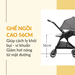 Xe đẩy Combi Sugocal Compact 4 (Đỏ) - mặt phải