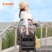 Xe đẩy Combi Sugocal Light 4 hồng - góc nghiêng